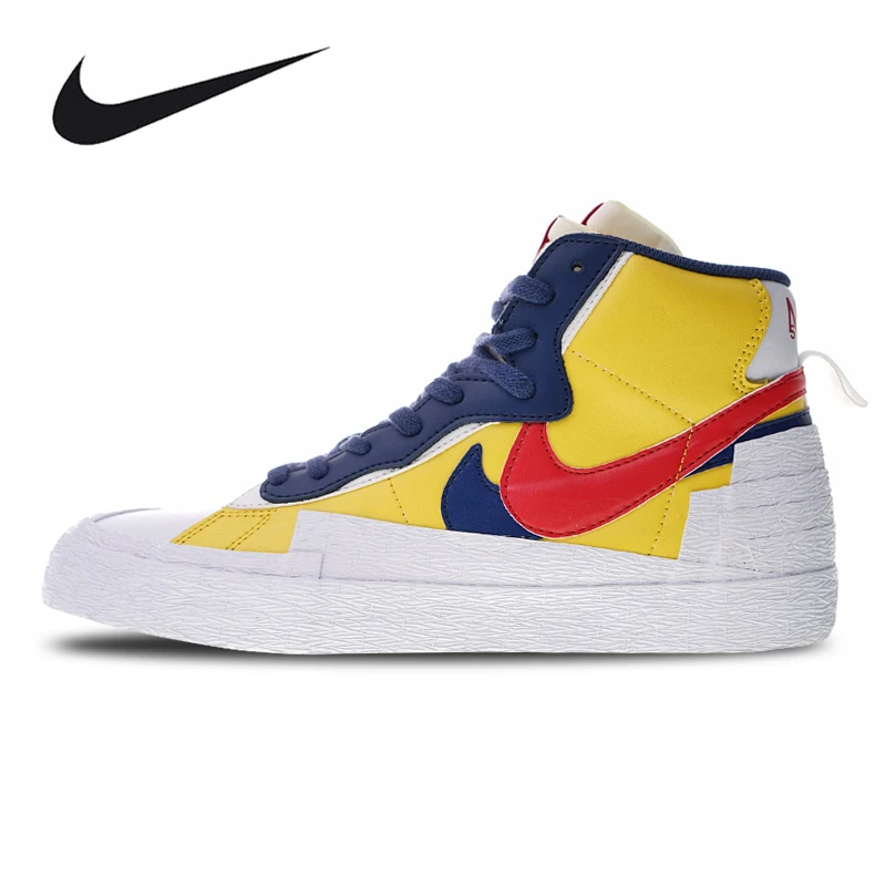 AA383-400 SACAI X Nike блейзер Скейтбординг Shes спортивный светильник Классический Досуг AA383-400 для мужчин 40-45 - Цвет: AA383-400
