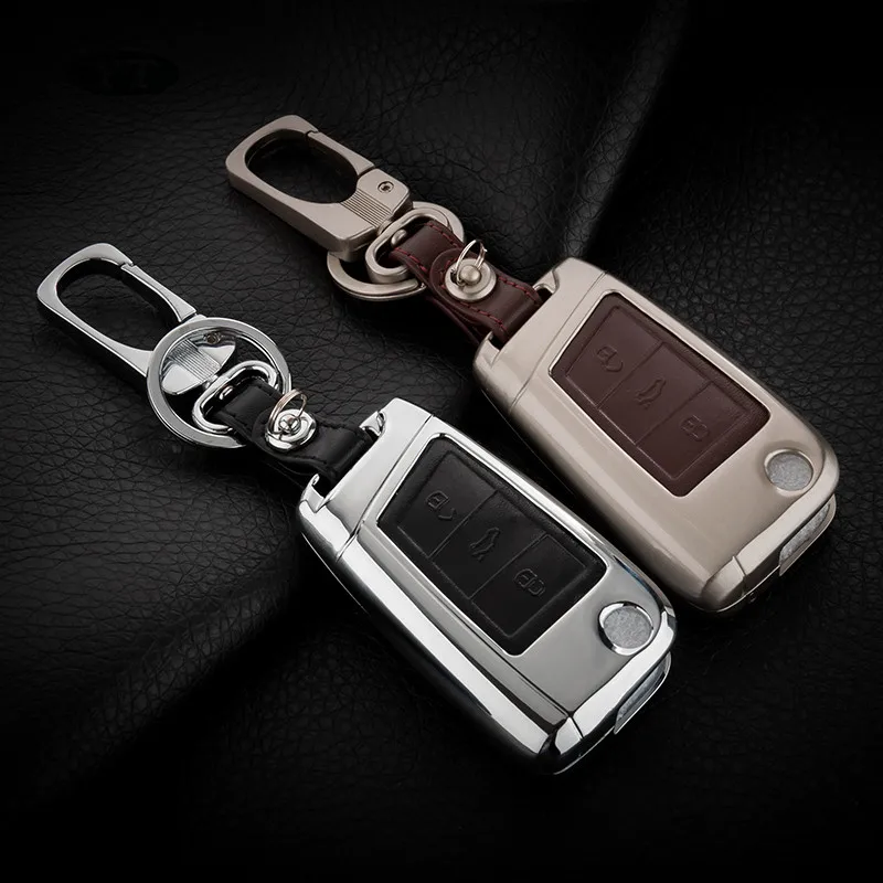 Автомобильный чехол для ключей, автомобильный держатель для ключей для Volkswagen golf 7 складной ключ, автомобильные аксессуары, автомобильный Стайлинг