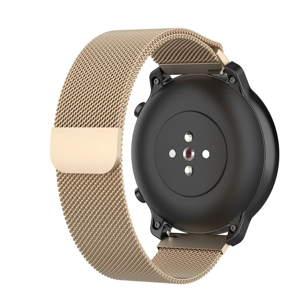 Металлический браслет на запястье с магнитной петлей для AMAZFIT GTR Смарт-часы 42 мм браслет умные аксессуары наручные часы ремешок Y20