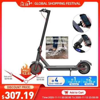 

[EU Direct] EW6 Folding Electric Scooter 36V 10.5Ah 8.5 Inchs Tire Smart Electric Scooter Adult 31KM/H Max Speed 25-35KM Mileage