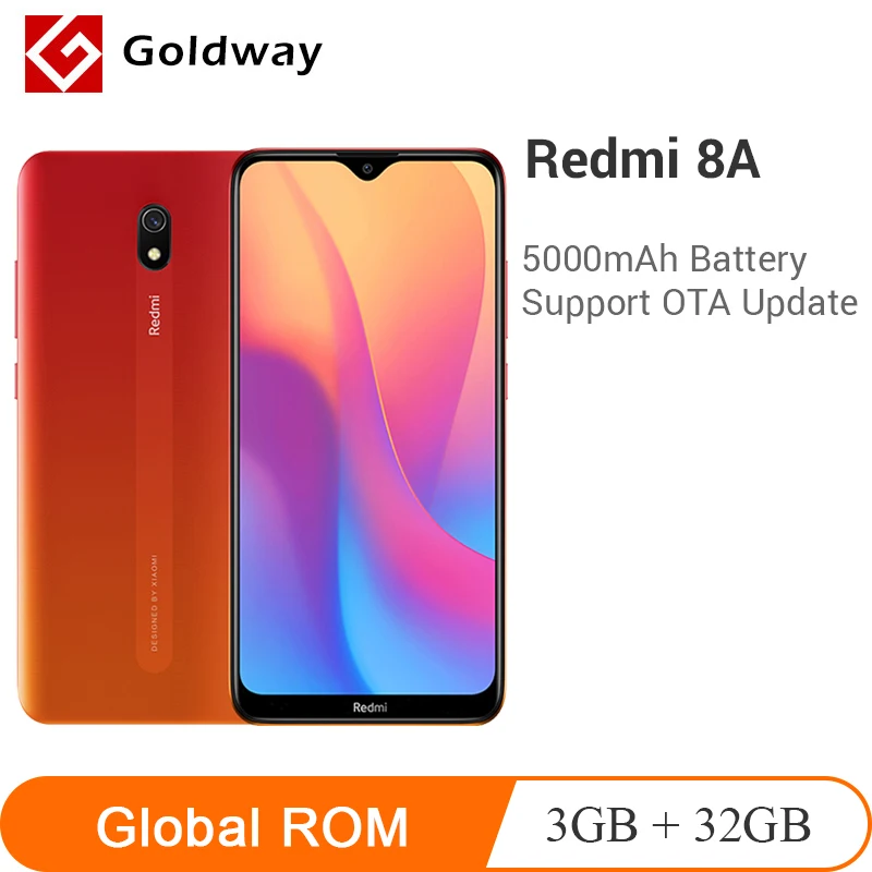Xiaomi Redmi 8A 8 A 3 Гб 32 / 4 64 мобильный телефон Snapdragon 439 Octa Core 6 22 &quot5000 мАч 12MP камера