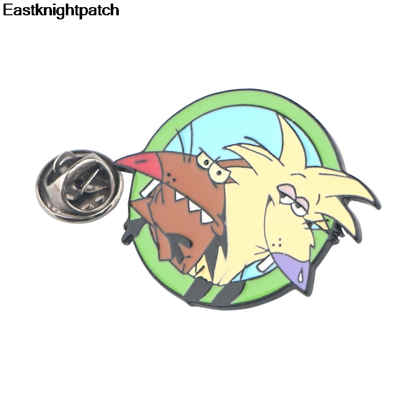 Мультфильм Angry beaver цинковый сплав значки para рубашка сумка Одежда Кепка рюкзак броши для обуви медали украшения E1161