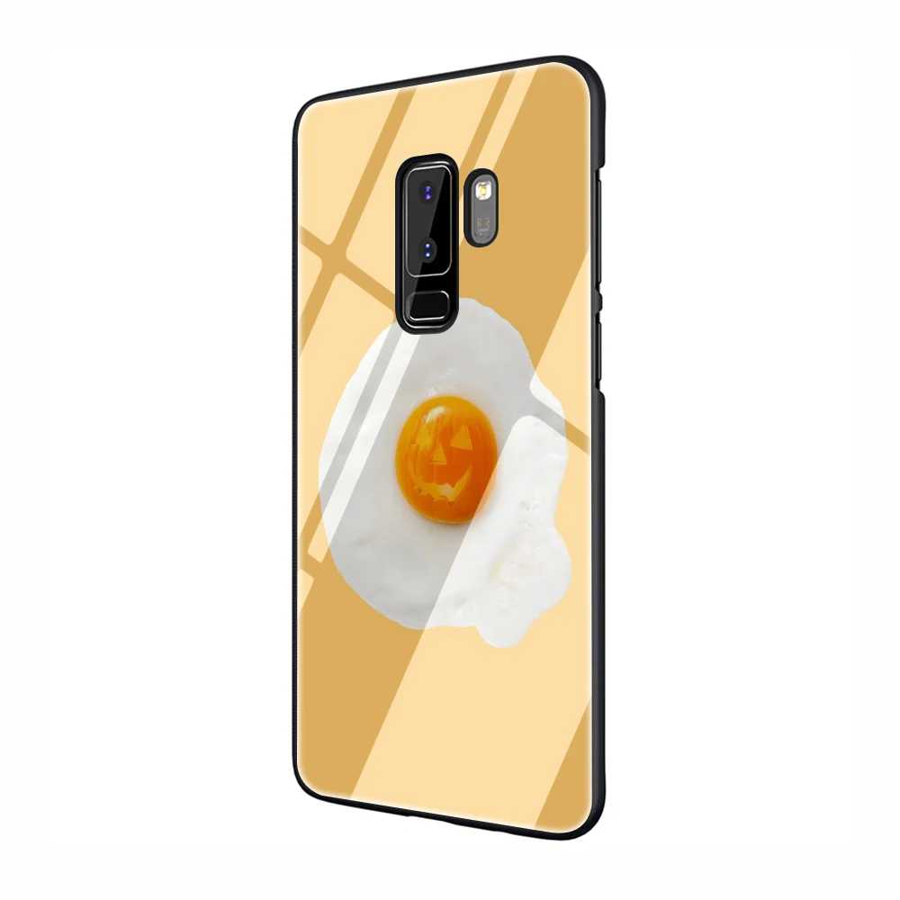 G7 Чехол для телефона EWAU poached egg Cute из закаленного стекла для samsung Galaxy S7 edge S8 9 10 Plus Note 8 9 10 A10 20 30 40 50 60 70 - Цвет: G7