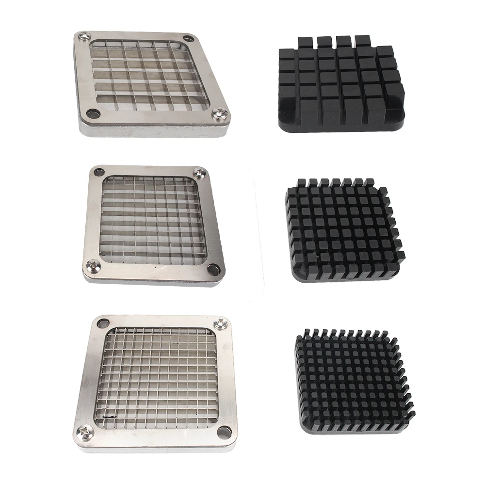 

Fries Machine Accessories Chips Cutter Parts Stainless Steel French Fry Potato Chips Cutters French Fry Cutter, +3 Blades Size,