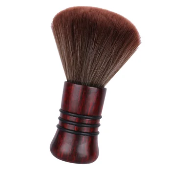 

1PC Soft Hair Makeup Brush Neck Broken Hair Brush Haircutting Hair Brush Compact Makeup Brush Solid Wood Broken Hair Brush for S