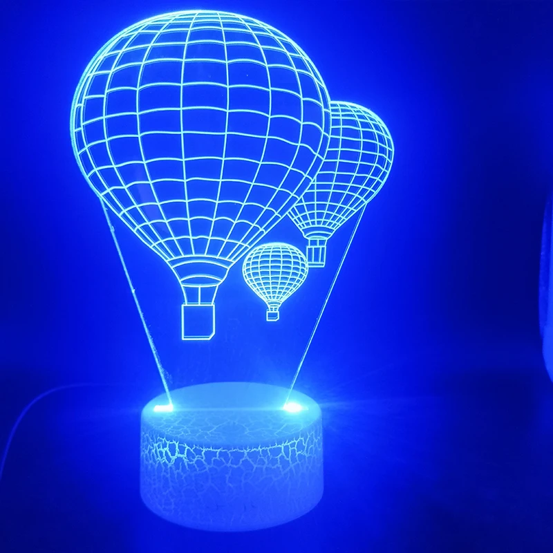 3D лампа с воздушным шаром Bluetooth динамик базовая атмосфера изменение цвета