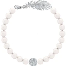 Новинка, женские браслеты с перьями, ювелирные изделия, Свадебный Рождественский подарок для женщин