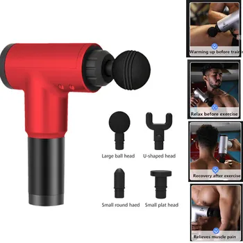 

3200r/min Electric Muscle Massager Stimulator Fascia Massage Gun Deep Vibration Therapy Tissue Muscle Relaxation for Pain Relief
