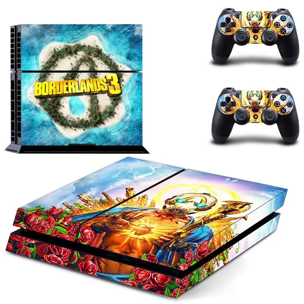 

Game Borderlands 3 PS4 Skin Sticker Decal For DualShock PlayStation 4 Console and 2 Controllers PS4 Skin Sticker Vinyl