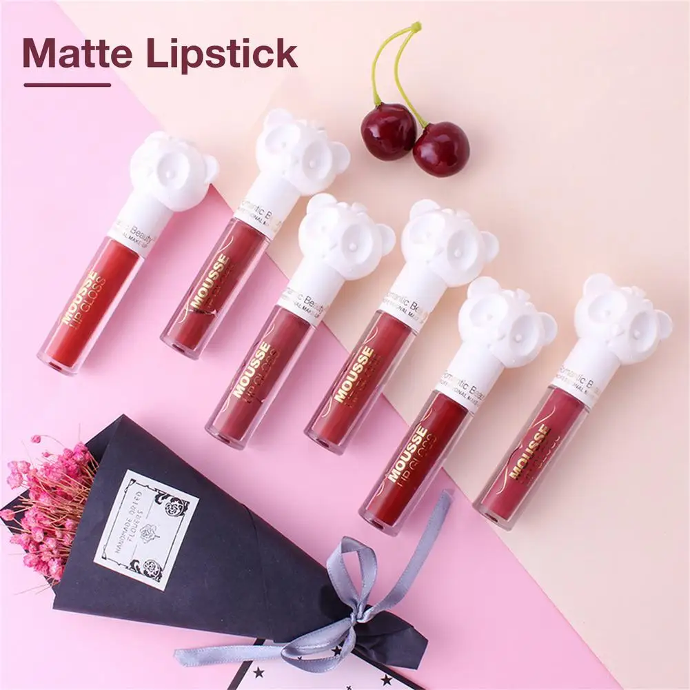 Liquid Lipstick Women Matte Lipstick Cosmetic Long Lasting Lip Gloss