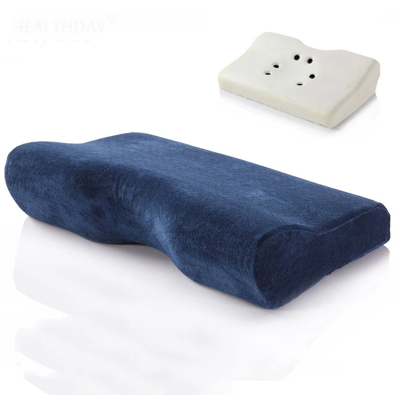 Ортопедическая подушка для сна в форме бабочки с эффектом памяти и магнитом, мягкий массажер для шеи, подушка для шейного отдела, забота о здоровье, 4 цвета