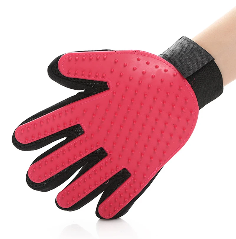 guante para gato dog Grooming Glove pet products mascotas cat Deshedding Hair Remove Cleaning Puppy Massage dla psa gatos perros