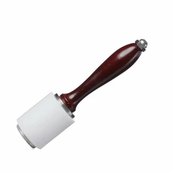 

Leather Carving Hammer Kits Wooden DIY Craft Cowhide Punch Cutting Cutter Handmade Hammer Tool with Handle Leather Craft Tools