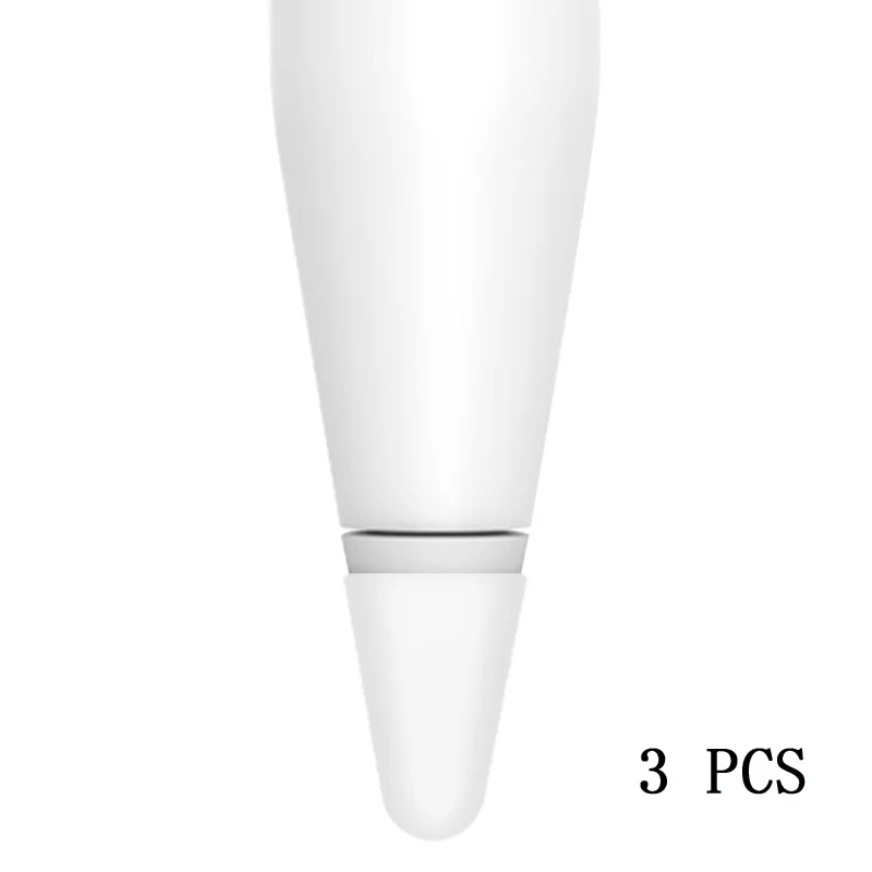 3 шт. силиконовый чехол 1th 2th для apple pencil tip cap защитный чехол для apple Pencil 1st 2nd стилус для сенсорного экрана - Цвета: Write