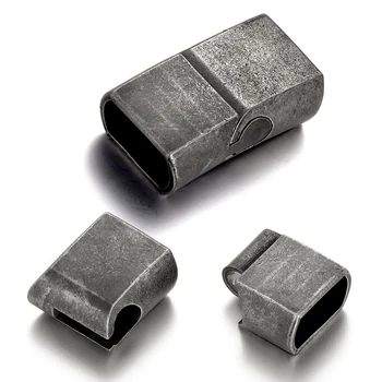 

316L Stainless Steel Magnetic Clasp 11x6mm Hole Lividity Vintage Fastener for Bracelet Jewelry Making Closure Magnet Buckle