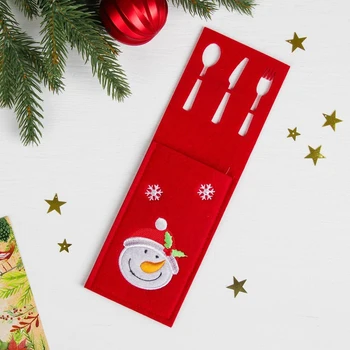 

Cutlery envelope "Snowman"