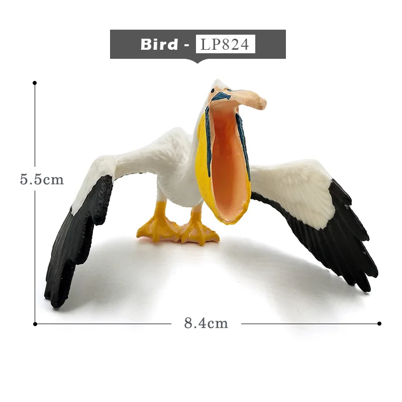 Bird-b Имитация индейки птица курица ферма ПВХ Модель Животного Фигурка домашний декор миниатюрное украшение для сада в виде Феи современные аксессуары - Цвет: Bird-b