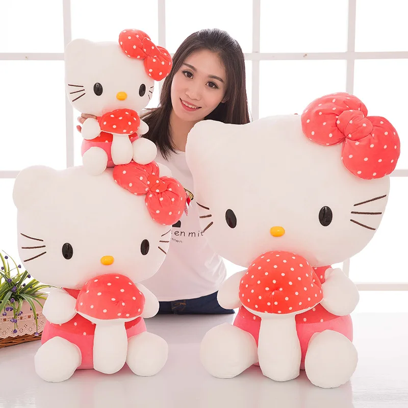 Стиль Милая кукла hello kitty подушка hello kitty плюшевые игрушки KT кошка большой размер кукла