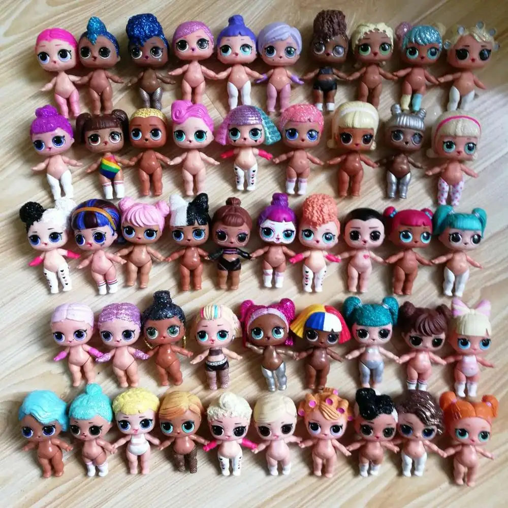 Muñecas originales de Lens Surprise para niñas, 4cm, 5cm, mascota de 8cm, figuras de bebé de l.o.l, juguetes sorpresa para niñas, regalos