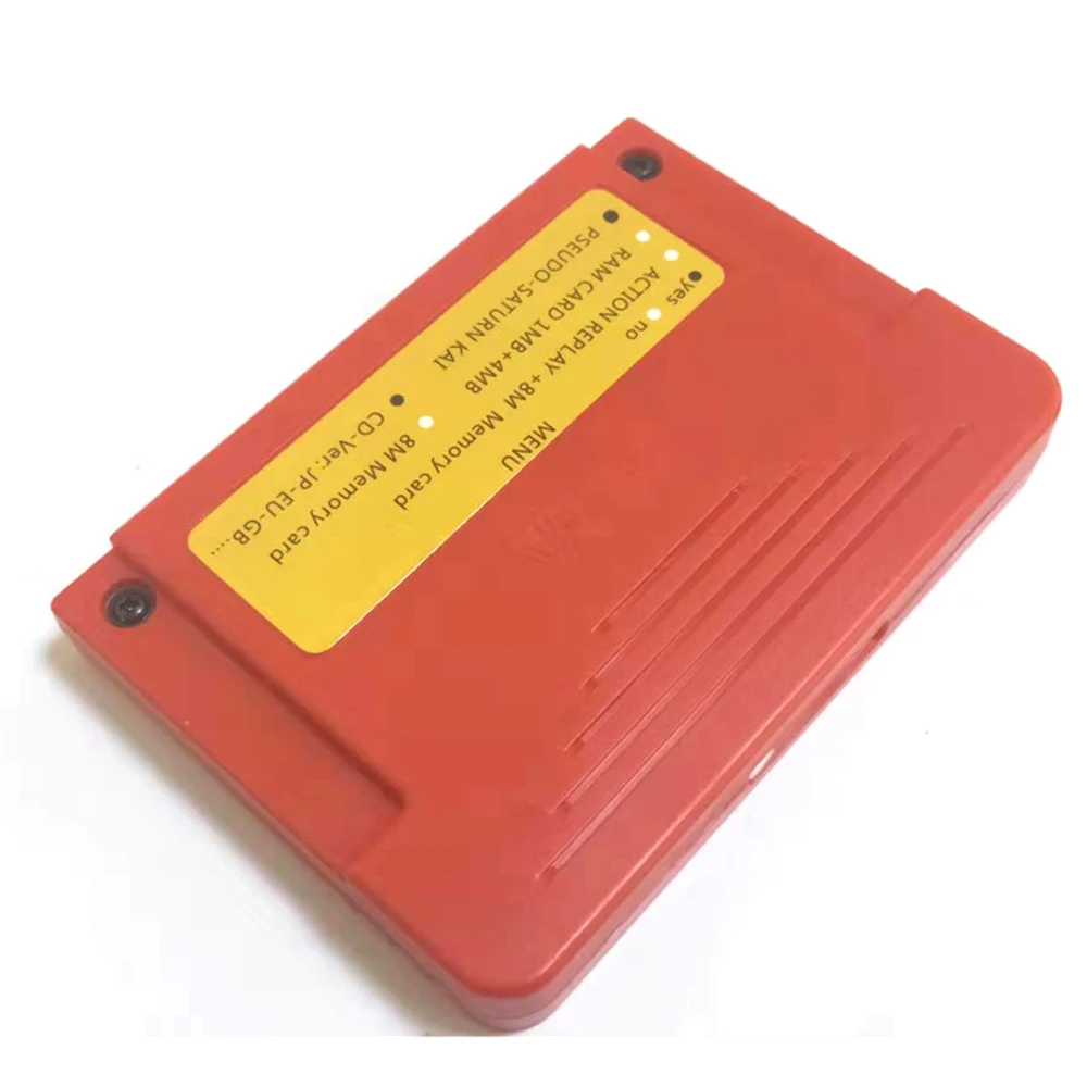 Cartão com Leitura Novo-tudo-em-1 para Sega mb de Memória Saturn Action Idade Ação Replay Direta 4 m Função Acelerador 8 ss - Image 3