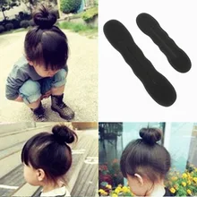 От 3 до 5-] лента для волос фрикадель голова бутон голова дети пончики головной убор маленькие волосы бигуди девушки аксессуары для волос