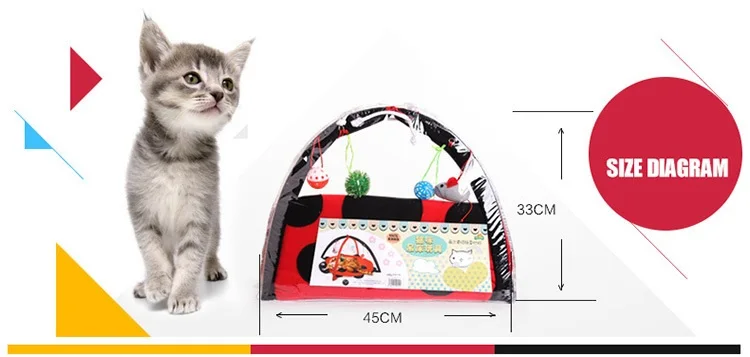 Кошка кровать Жук складной многофункциональный Кот игра гнездо кошка игрушка