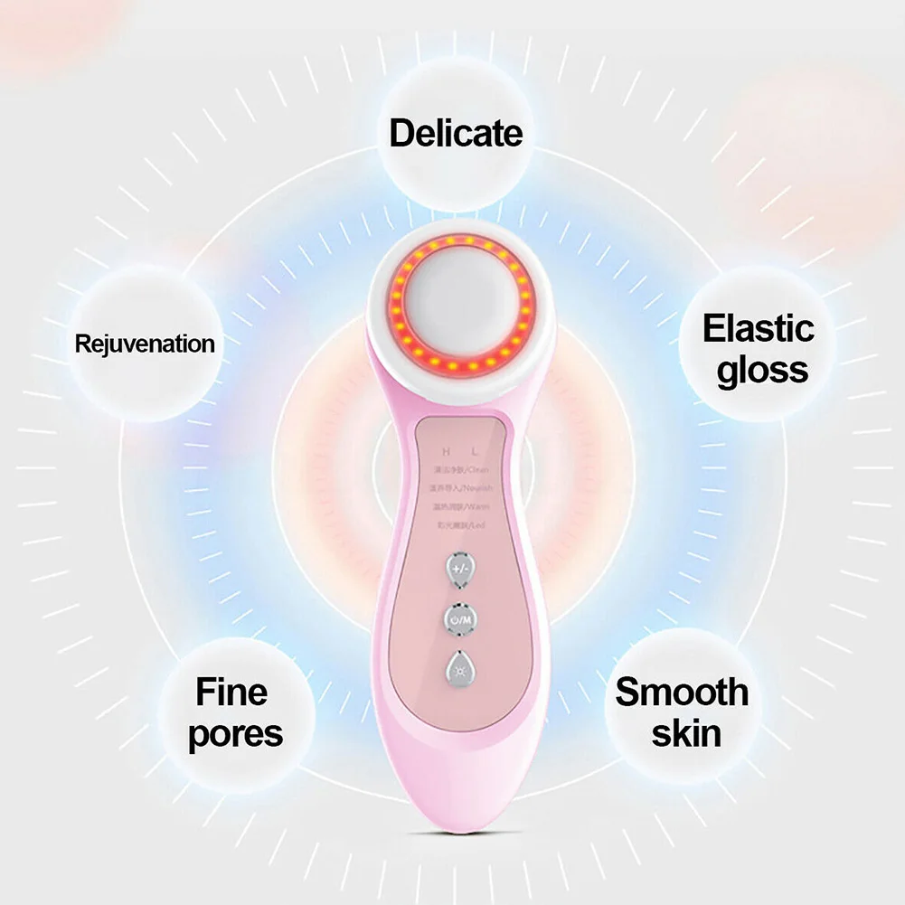 Adjustable Mode EMS Skin Tighten Lifting Extensive Heating Salon Pigmentation Home Face Massage Machine Wrinkle Removal