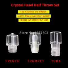 50 шт., машинка для татуировки, головка, кристалл, брови, татуировка, ручка, колпачок, стеклянная головка, кристалл, брови, тату-машина, аксессуары