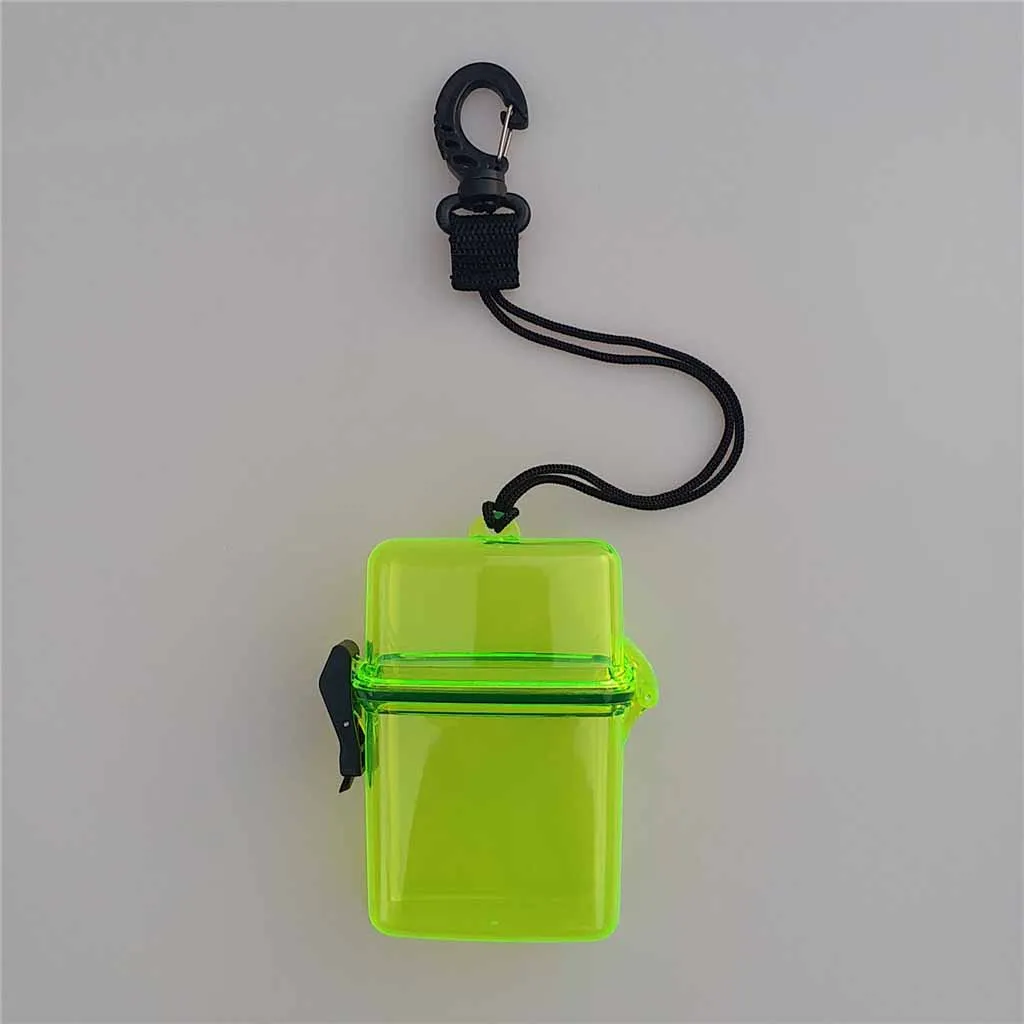 2Pcs Surf Scuba Diving Waterproof Dry Box Case for Money ID Cards License Keys for Water Sports