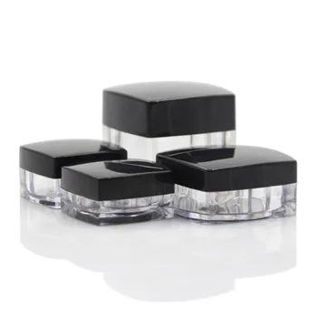 

Square Empty Jar Small Pot Cosmetic Refillable Bottles Makeup Bottle