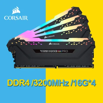 

Corsair Vengeance RGB Pro 64GB (4x16GB) DDR4 3200 MHz(PC4-25600) C16 Desktop Memory Memoria Ram Module