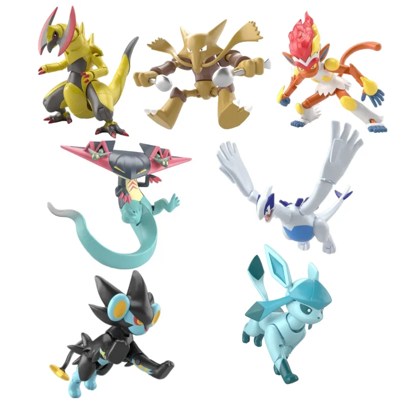 

BANDAI SHODO Pokemon Figures High Quality Assembling Model Anime Collection Dragapult Alakazam Glaceon Perfect Gift