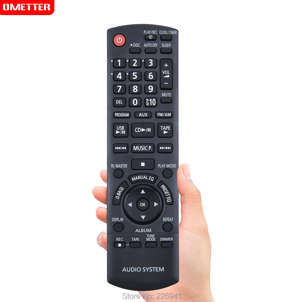 Controle Remoto para Panasonic Compact cd Stereo Audio System Sa-pm24ga-k Sa-pm24gn-k Sa-pm24pn-k Sc-pm5 Sc-pm24 N2qayb000387 - Image 4