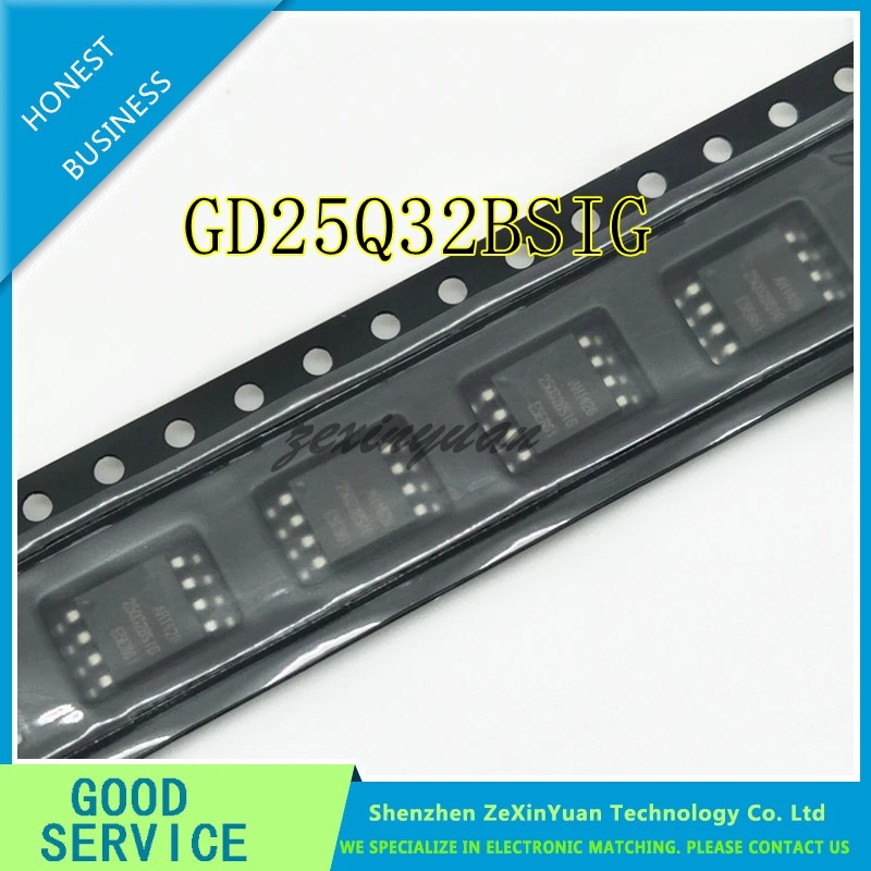 10PCS/LOT GD25Q32BSIG 25Q32BSIG GD25Q32 WSOP8 SPI FLASH 32MBIT/4MBYTE 100% NEW AND ORIGINAL | Электроника