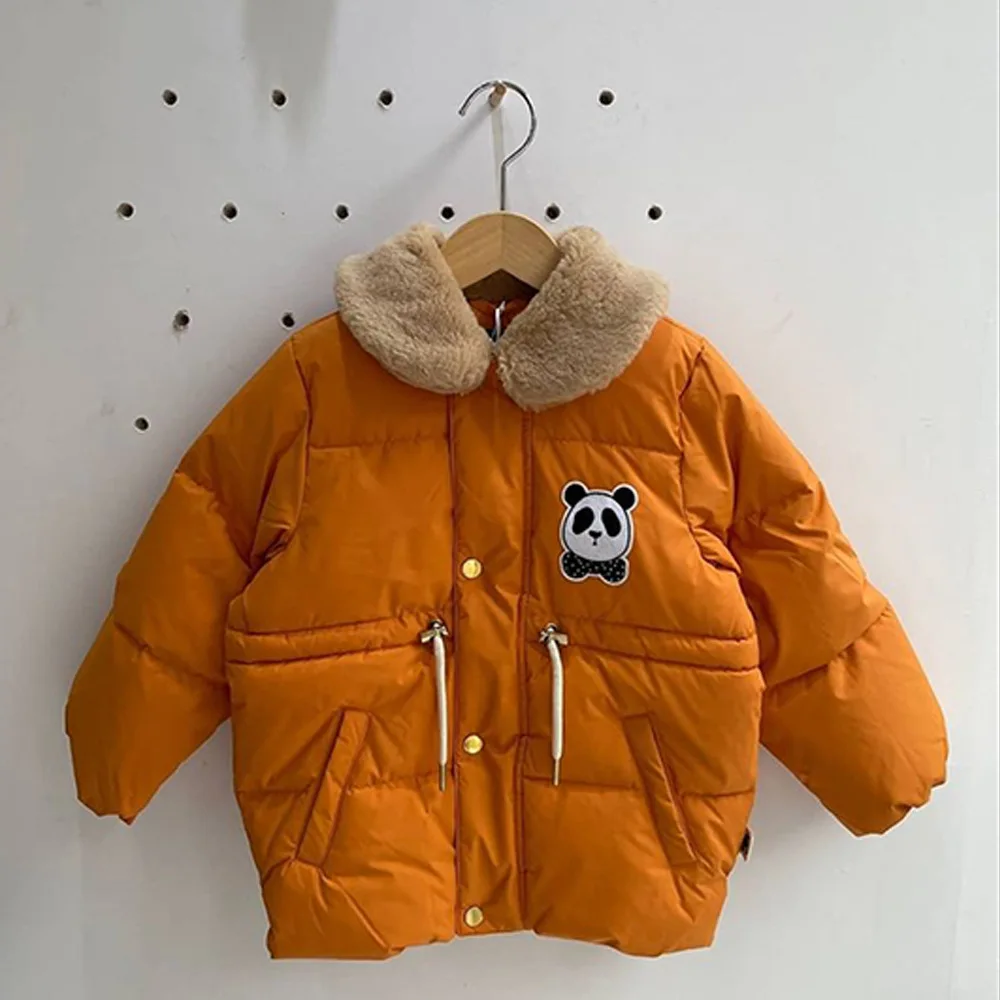 Kids Winter Down Jacket For Girls 2021Mini Toddler Children's Down Parkas Boys Warm Outwear Coat Teenagers Clothes 2 to 12 Years olive green jacket