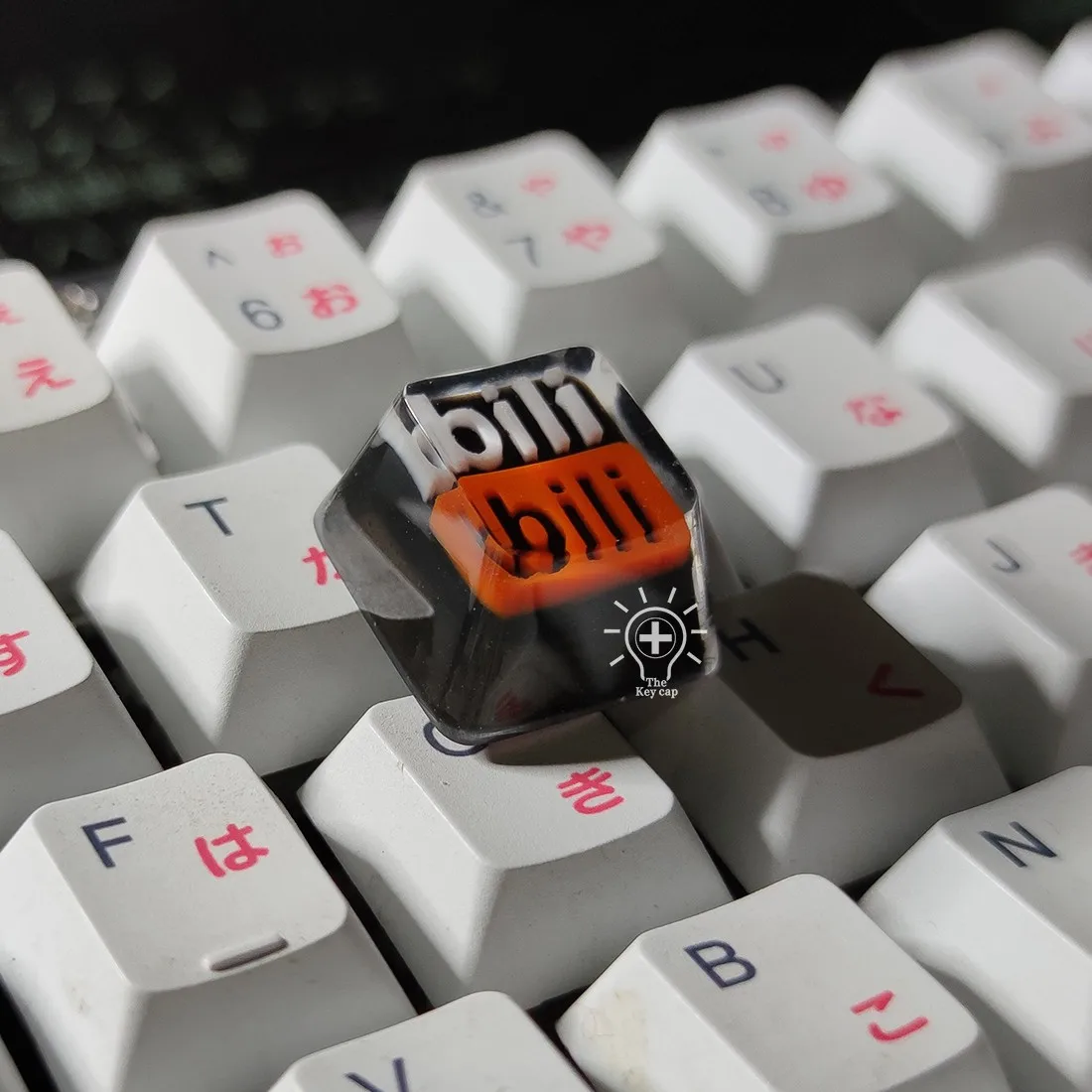 

Custom Mechanical Keyboard Keycaps Bili Letters Resin Translucent Personalized Cherry MX R4 ESC Keycap Replacement Accessories