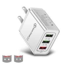 Быстрое зарядное устройство USB для iPhone 8 XS, samsung, Xiaomi, huawei, дорожное настенное зарядное устройство для мобильного телефона, адаптер 3,0