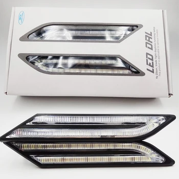 Auto lampeggiante DRL Super Bright DRL luce diurna a LED per auto luci di marcia diurna per auto universali Car Styling impermeabile 33 LED