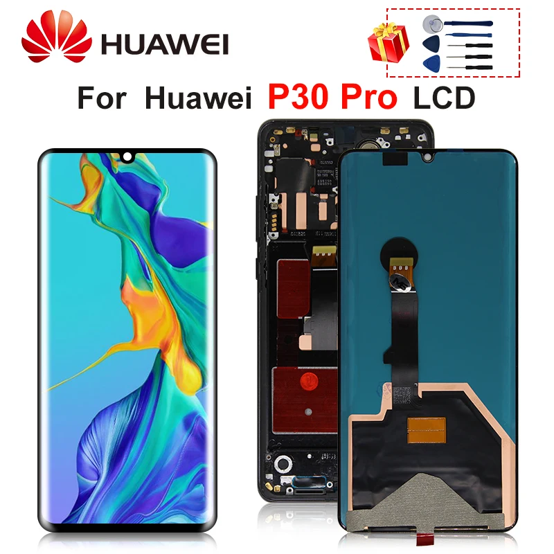6 47 &quotоригинал для Huawei P30 Pro сенсорный жк-дисплей экран дигитайзер в сборе VOG-L29 VOG-L09