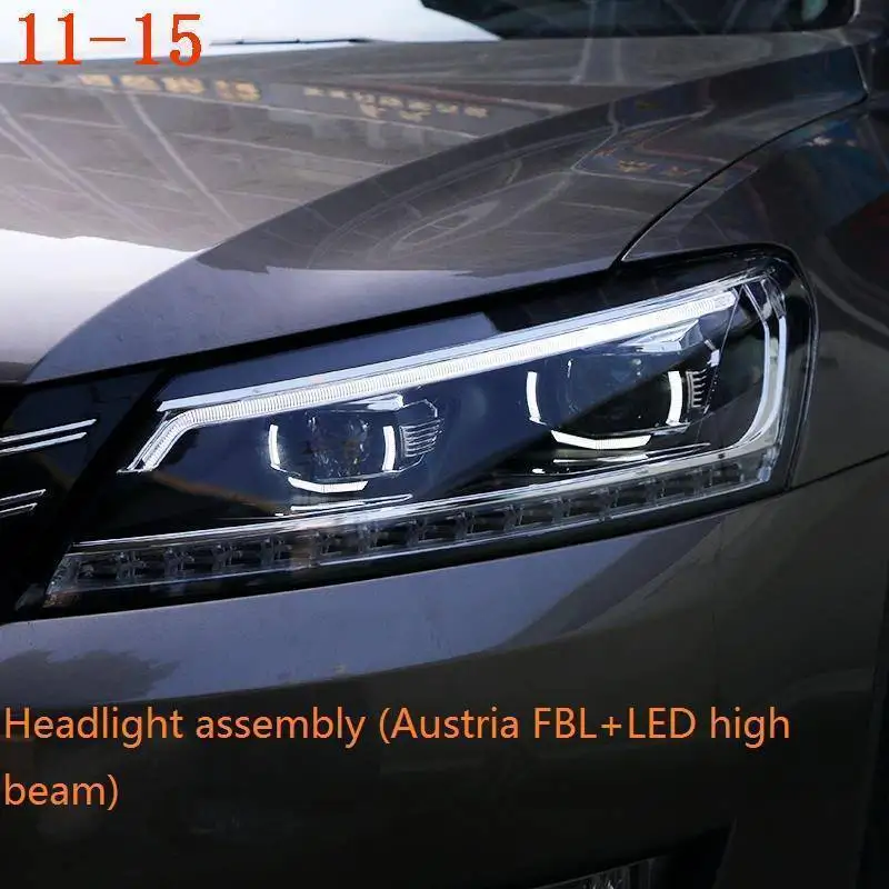 Автомобильные фары Luces Para авто DRL светодиодная лампа дневные ходовые огни Автомобильное освещение фары для Volkswagen Passat