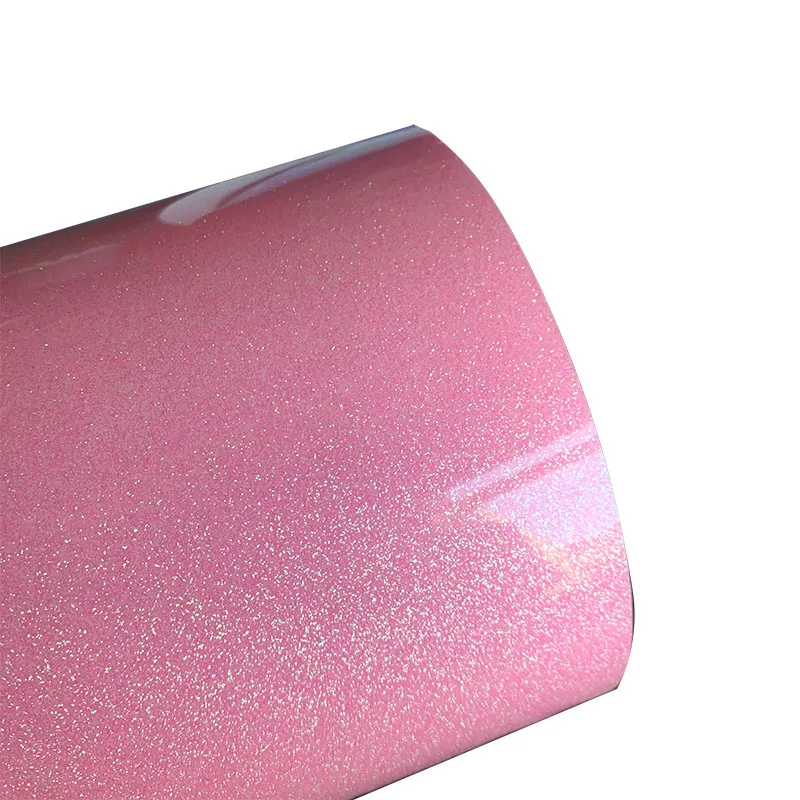 Блестящий винил для теплообмена пресс режущий плоттер сделано в Южной Корее 1 лист 30 см x 50 см пленка - Цвет: colorful pink