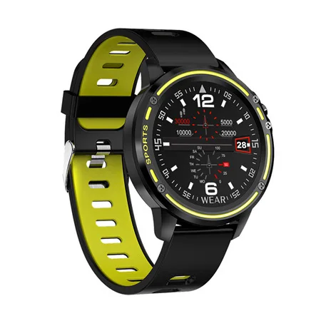 L7 Bluetooth Smart Watch Men ECG Heart Rate Blood Pressure Monitor IP68 Waterproof Smart Bracelet Women Smartwatch VS L5 L8 - Цвет: L8 green