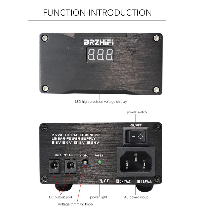 Brzhifi super 3.5a saída dupla de baixo