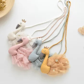 

Kids Mini Purses and Handbags Kawaii Little Girl Small Coin Pouch Swan Crossbody Bag Baby Small Money Bag Girls Wallet Gift