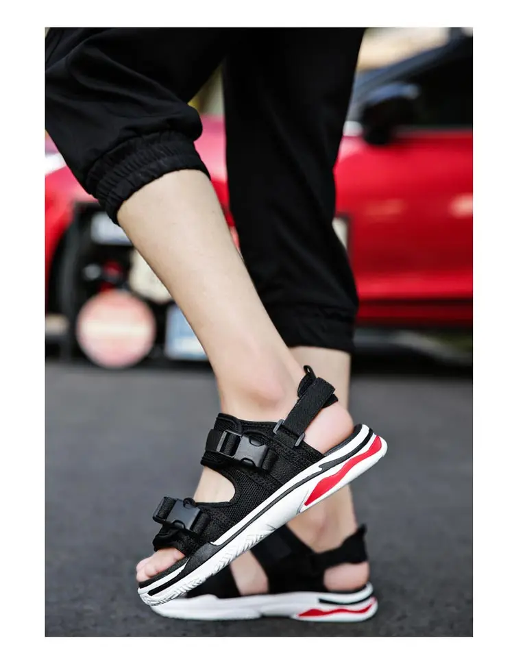 

Summer Slippers Male Korean Version Of The Tide Beach Sandals Fashion 2019 New Non-slip Casual Outdoor Wear Summer