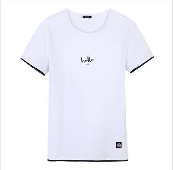 

Summer new women's street letter characters print loose short-sleeved T-shirt 6553