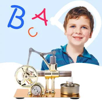 

Balance Stirling Engine Developing Intelligence Hands-on Ability Steam Power DIY Science Experiment Kit Miniature Model