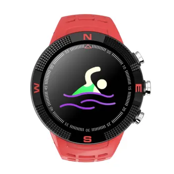 

Cheap Hottest 3D screen F18 smart watch outdoor level GPS waterproof touch screen Bluetooth fashion watch