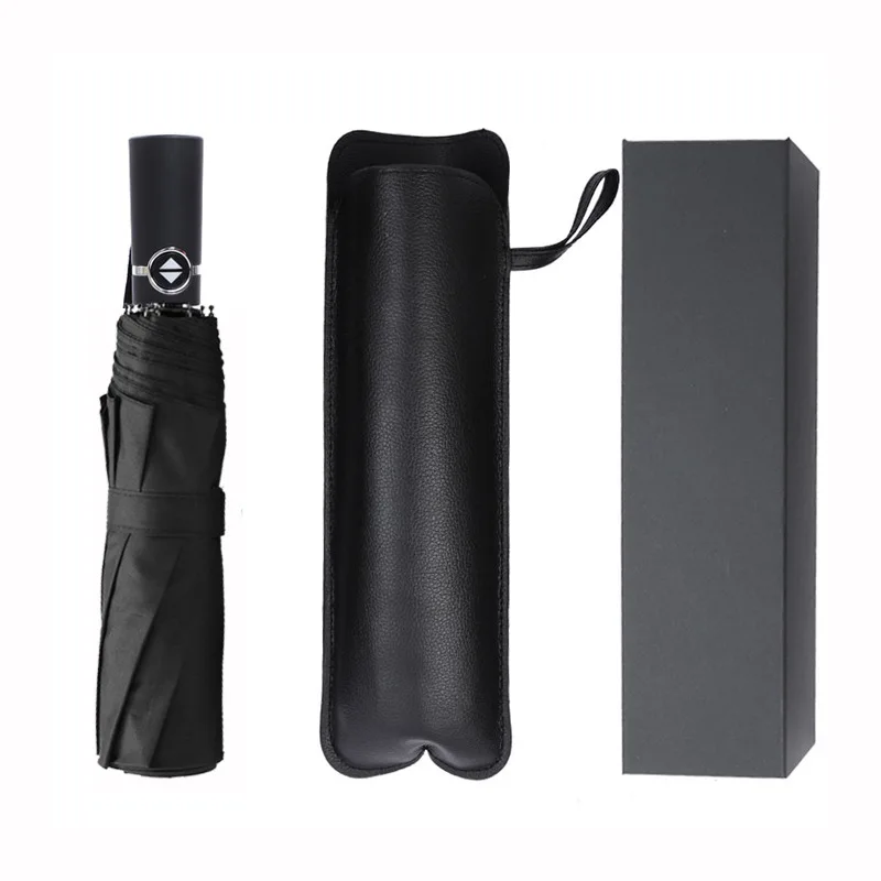 

Ten Bone Fully Automatic Umbrella Customizable Logo Open since the Resumption of Three-fold Umbrella Advertising Umbrella All-We