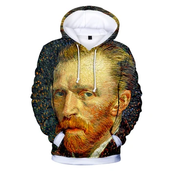 

Hoodies Sweatshirts Van Gogh Men/women Classic Autumn Spring Hoodie Fashion Clothes Top Hot Sale 3D Van Gogh Boys/girls Loose